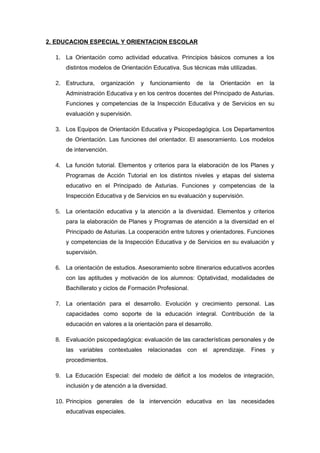 Temario cuerpo de inspectores de educación pdf | PDF
