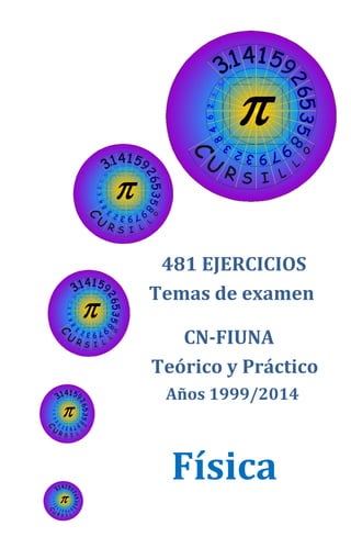 481 EJERCICIOS
Temas de examen
CN-FIUNA
Teórico y Práctico
Años 1999/2014
Física
 
