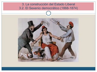 3. La construcción del Estado Liberal
3.2. El Sexenio democrático (1868-1874)
 