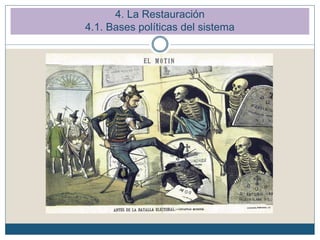 4. La Restauración
4.1. Bases políticas del sistema
 