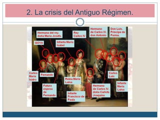 2. La crisis del Antiguo Régimen.
 