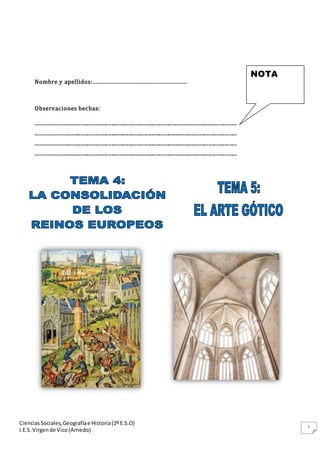 Ciencias Sociales, Geografía e Historia (2º E.S.O) 
I.E.S. Virgen de Vico (Arnedo) 
1 
Nombre y apellidos:........................................................... 
Observaciones hechas: 
.................................................................................................................................. 
.................................................................................................................................. 
.................................................................................................................................. 
.................................................................................................................................. 
.............................................. 
NOTA 
 