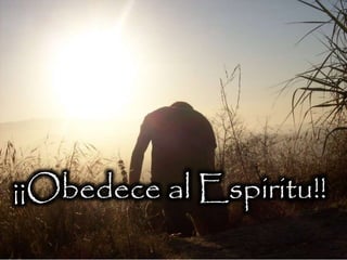 ¡¡Obedece al Espiritu!!
 