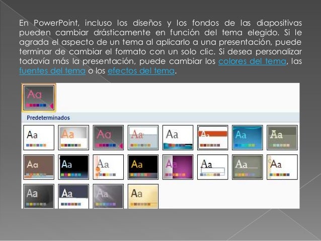 temas de powerpoint