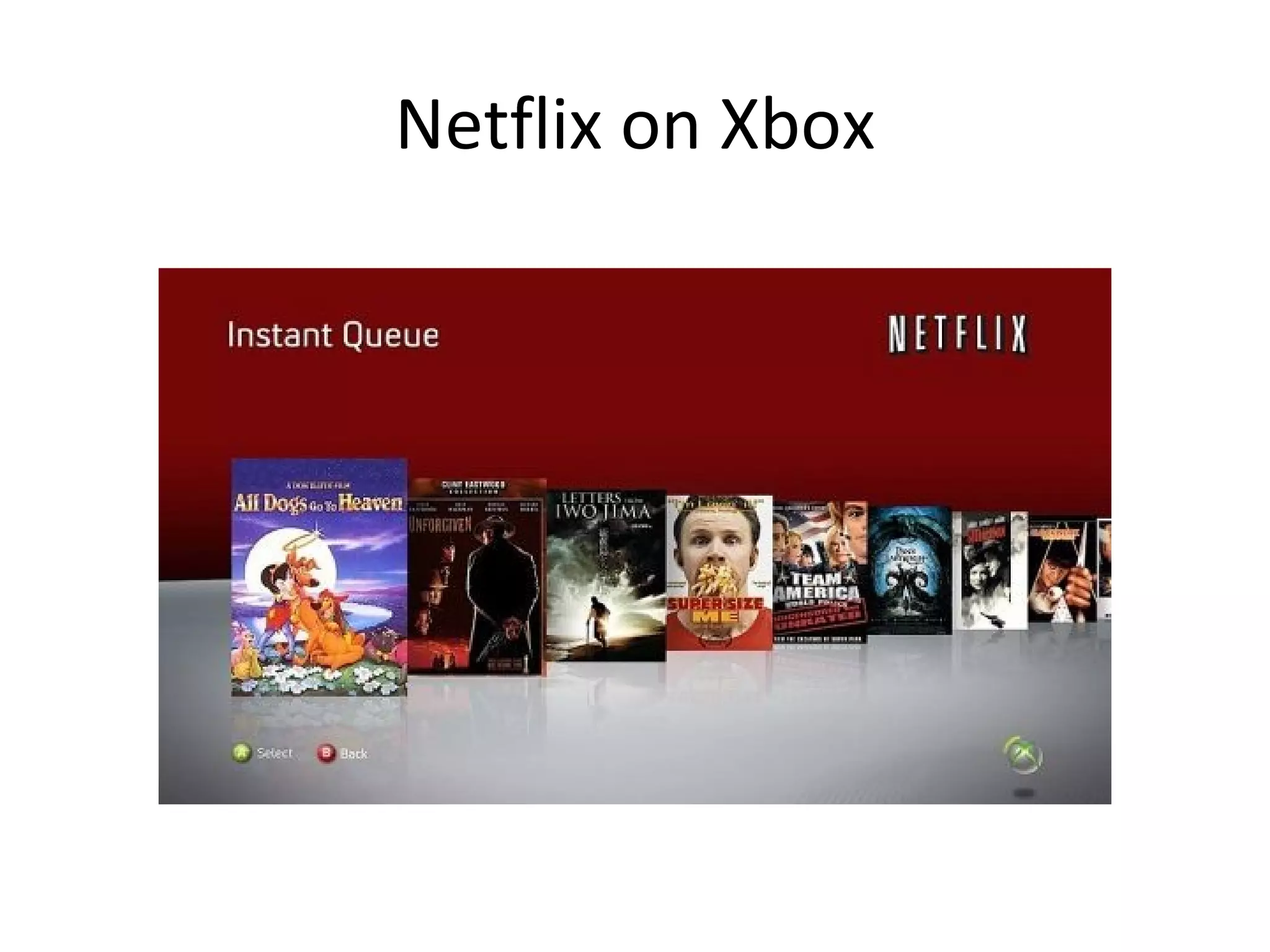 Netflix on Xbox 