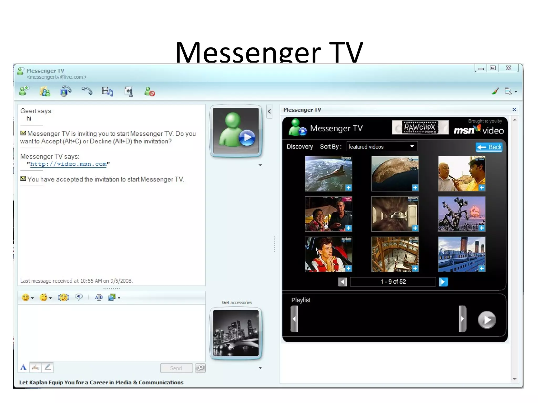 Messenger TV 