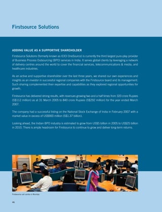 Temasek Review 2007 - Creating Value | PDF