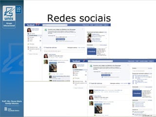 Clique para editar o estilo do subtítulo mestre
09/11/10
Redes sociais
 