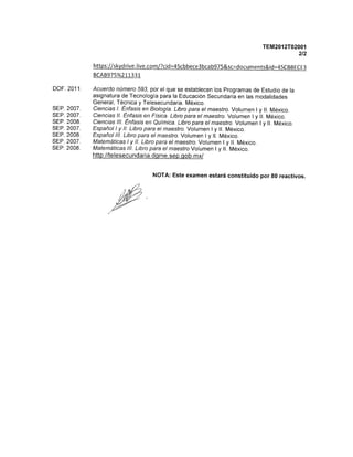 Temas para estudiar examen de carrera