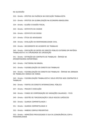 Temas para monografia