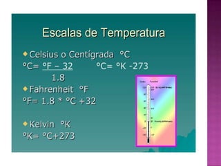 Dilatación térmicaSe denomina dilatación térmica al aumento de longitud, volumen o alguna otra dimensión métrica que sufre un cuerpo físico debido al cambio de temperatura que se provoca en ella por cualquier medio.