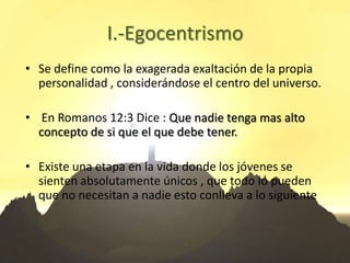Tema tentacion en la juventud