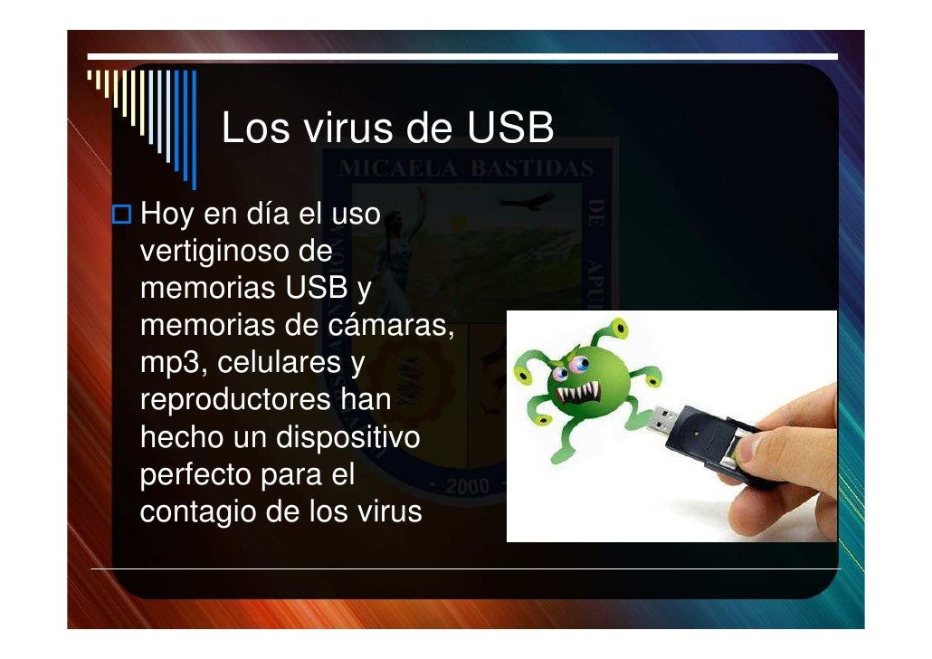 Virus de USB como detectar y eliminar