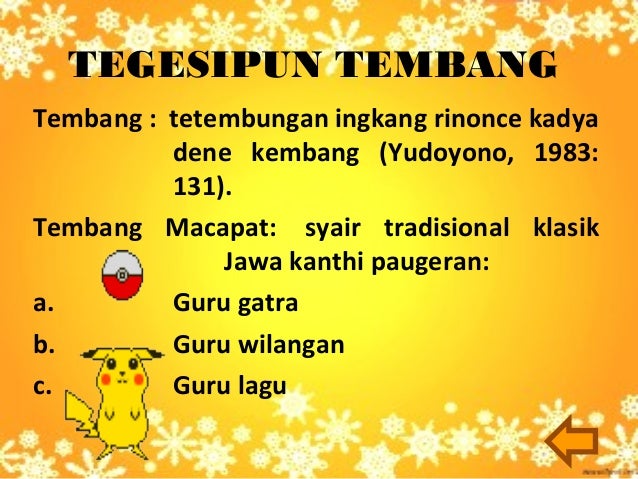 Tembang Macapat Kinanthi