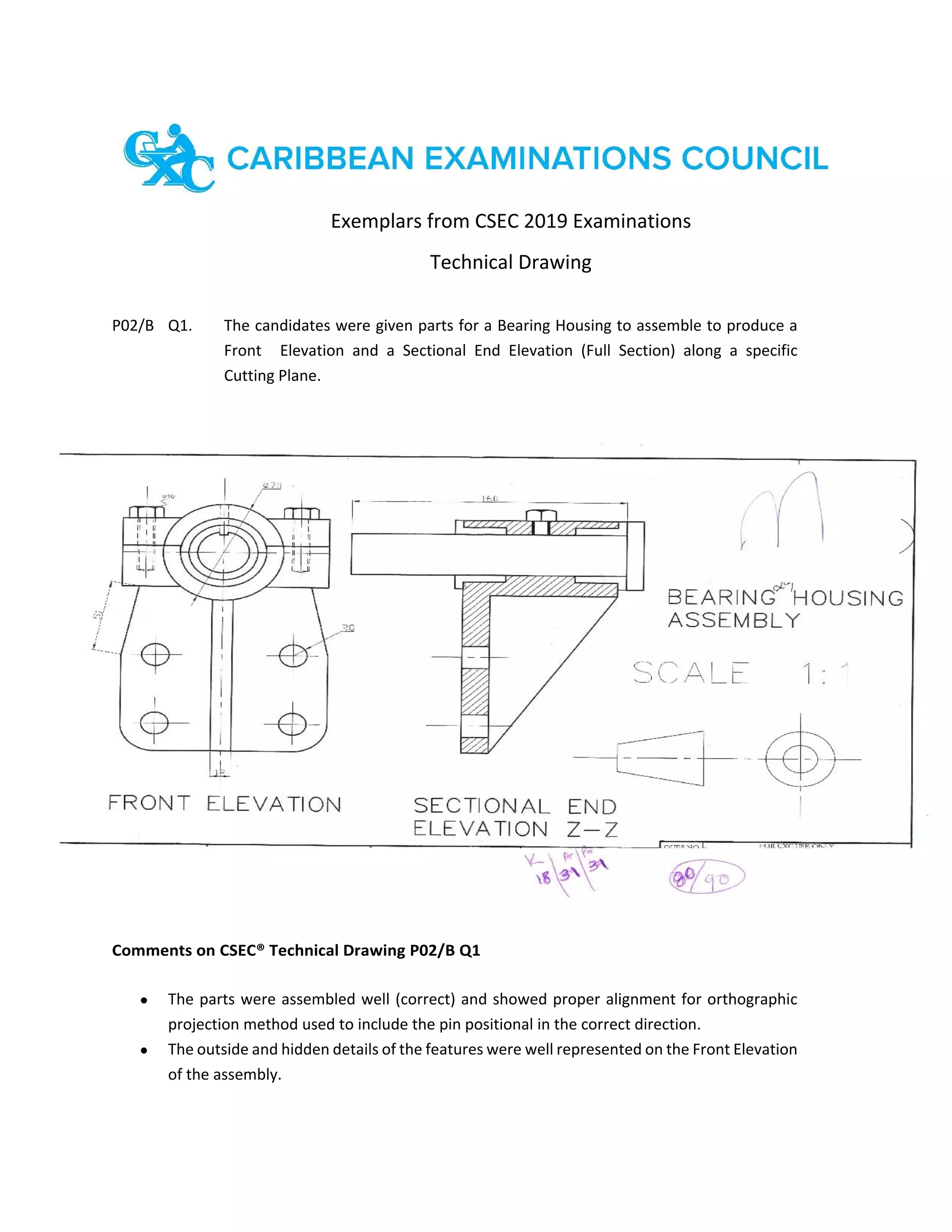 Technical Drawing Exemplars | PDF | Drawing and Sketching | Arts and Crafts