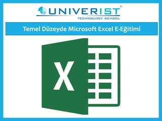 Temel Düzeyde Microsoft Excel E-Eğitimi
 