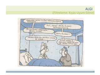 6
(Filtreleme: Kıyas-Uyum-Silme)
ALGI
 