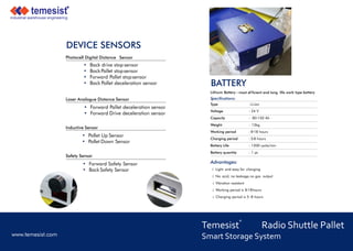 TEMESIST INDUSTRIAL WAREHOUSE ENGINEERING | RADIO PALLET SHUTTLE SYSTEM ...