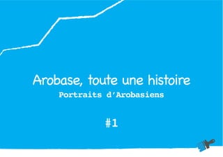 Arobase, toute une histoire
Portraits d’Arobasiens
#1
 