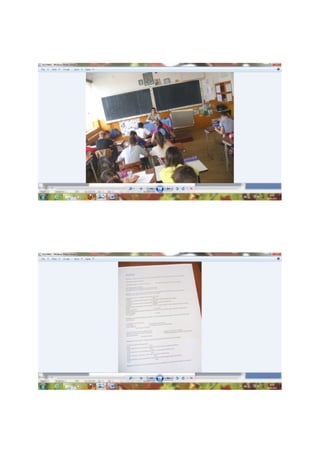 Temoignage de l'application a la classe