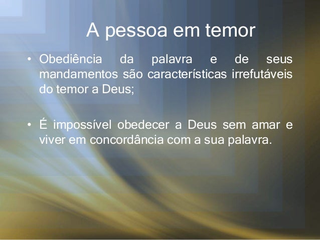 Resultado de imagem para obedecer com temor