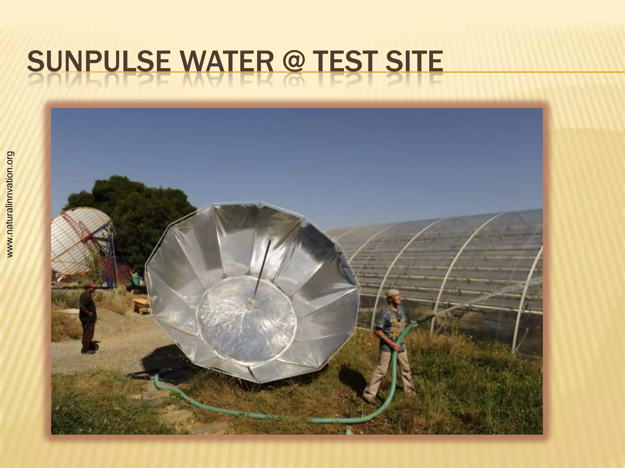 SunPulse Water @ Test Site