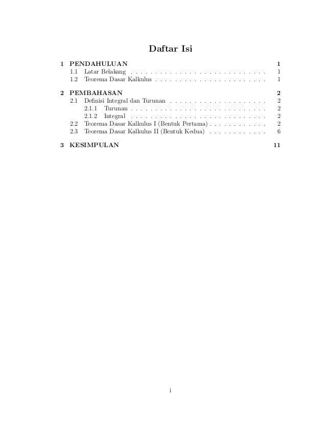 Teorema Dasar Kalkulus