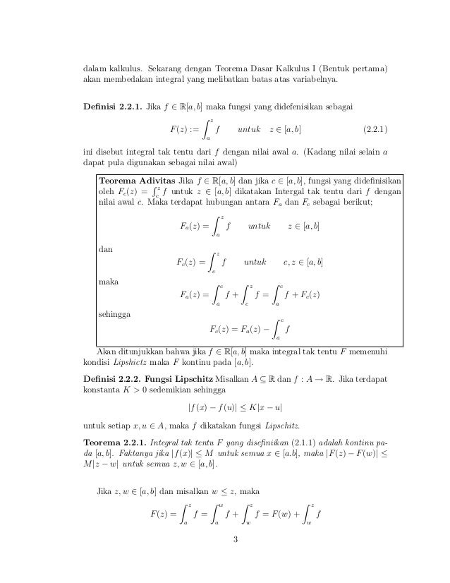 Contoh Soal Teorema Dasar Kalkulus 1 Contoh Soal Terbaru