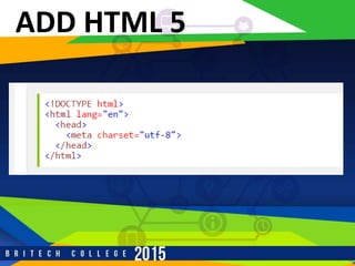 r
ADD HTML 5
 