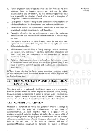 rural and urban society in india sociology | PDF