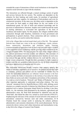 rural and urban society in india sociology | PDF