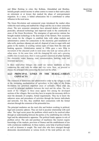 rural and urban society in india sociology | PDF