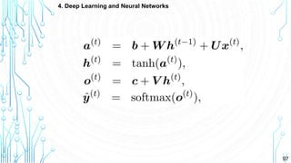 97
4. Deep Learning and Neural Networks
 