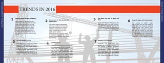 22
InternationalMetalsTrading,LLC
23
Section1:SynopsisofOperations
5 Out With The Old, In With The
New
Much of Manhattan’s office space was
built before 1970. This older commer-
cial stock will continue to drive new
development in order for New York to
remain competitive with other global
cities such as Hong Kong and London.
6 Surge In Super-tall Construction
The number of 1,000’+ build-
ings in New York City may triple by
2020, with new structures spanning
different uses and various price-
points. Recent changes in technol-
ogy and the scarcity of land have
brought about fundamental changes
in cost-feasibility and development.
This allows builders to construct taller
buildings in a more efficient manner.
7 Industry Consolidation
Developer and construction com-
panies are acquiring suppliers for
the purpose of project productivi-
ty, cost controls, and supply change
management. These cross-indus-
try consolidations are a mounting
trend that experts say will redefine
how the New York development
and construction industries operate.
TRENDS IN 2016
1 North America Growth Prospects
North America is expected to con-
tribute significantly towards the base
metal market growth due to rising
demand for base metals in the con-
struction and infrastructure sector.
North American economic growth
and technological advancement in
technologies are expected to act as
key drivers for the base metal mining
market.
2 Investment in Metropolitan In-
frastructure
The world’s biggest metropolitan
areas are in need of massive infra-
structure investment for improve-
ment and replacement of water,
sewer, transportation and other
public service systems
servicing the ever changing needs
of businesses and residents in these
heavily populated areas offer unique
opportunities.
Vertical Building Trend
The integration of single space office,
retail and entertainment facilities is a
growing trend. This vertical trend is
expected to expand suburban cities
in years to come. The vertical, multi-
use expansion of aging properties on
prime land will promote significant re-
investment and tax base expansion.
3
4 Building Green
Thereareseveralreasonstobuildgreen-
er, more energy-efficient buildings. To
begin with, long-term operating costs
will be lower, which will likely more
than offset higher construction costs.
Next, many companies see great public
relations benefit in the ability to state
that their new factory or headquarters
building is environmentally friendly.
 