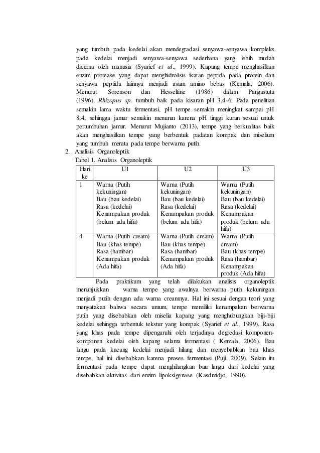 Laporan Praktikum Mikrobiologi Industri Pembuatan Tempe