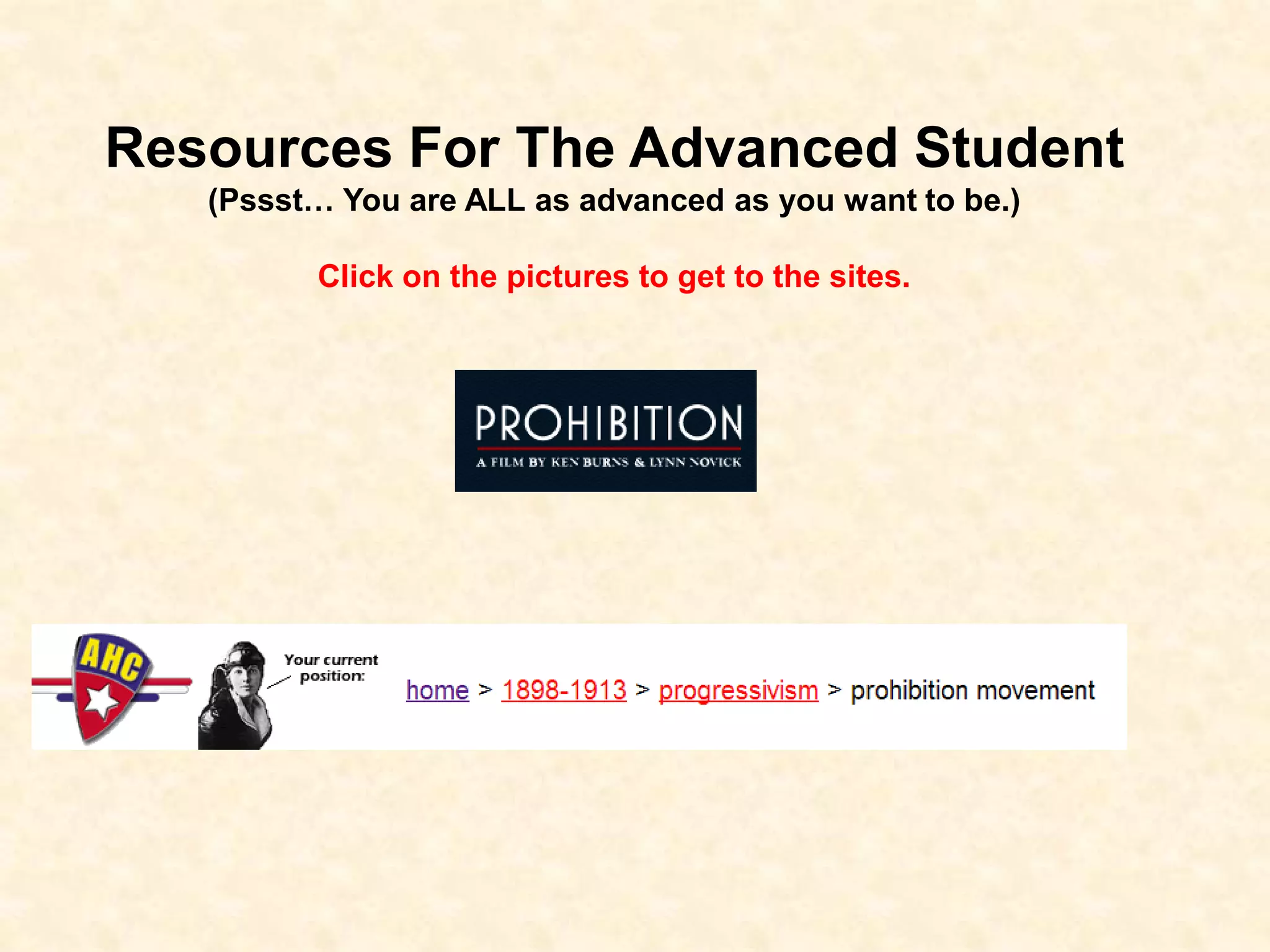 Resources For The Advanced Student
(Pssst… You are ALL as advanced as you want to be.)
Click on the pictures to get to the sites.

 
