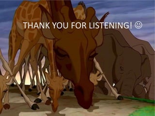 THANK YOU FOR LISTENING! 
 