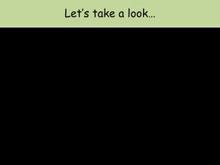 Let’s take a look…
 