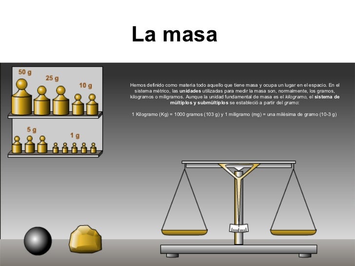 Temperatura, masa y volumen densidad