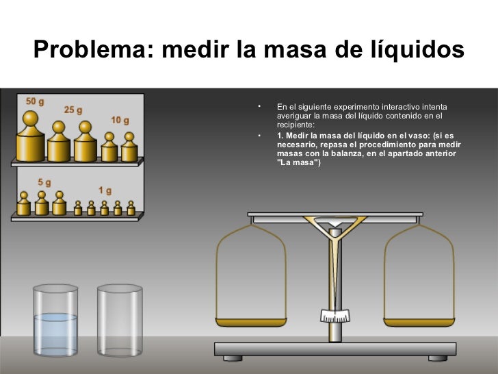 Temperatura, masa y volumen densidad