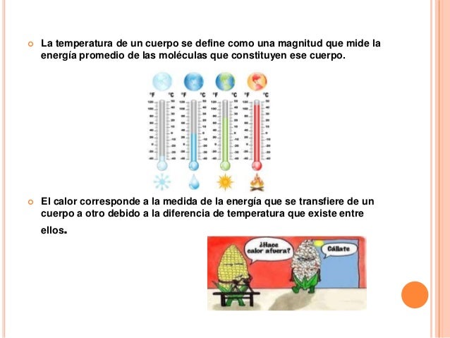Temperatura y calor