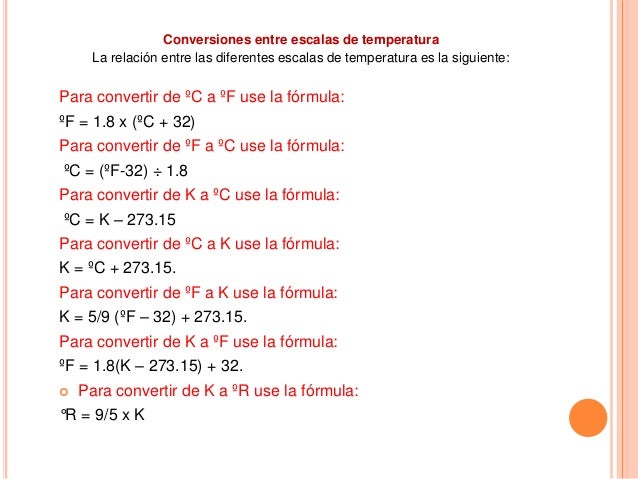 Temperatura y calor