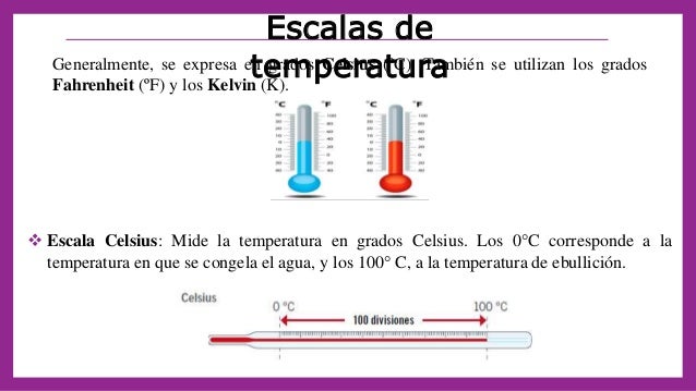 Temperatura y calor
