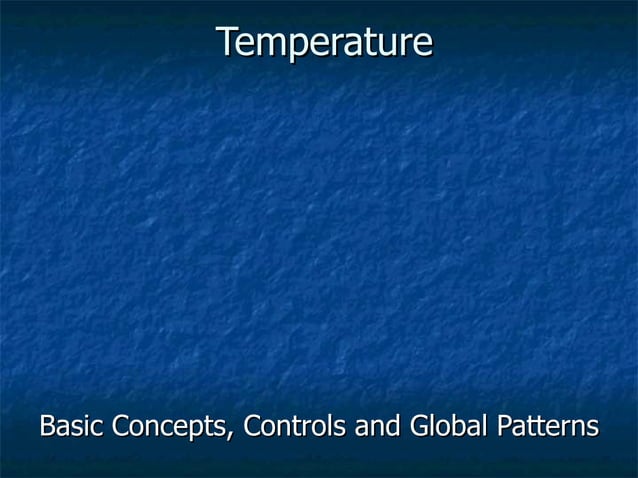 Temperature | PPT