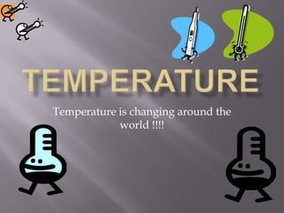 Temperature is changing around the
            world !!!!
 