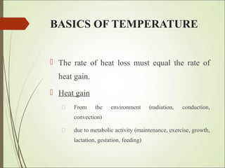 Temperature Basics
