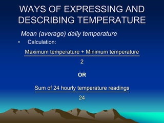 Temperature & | PPT