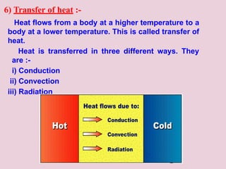 Temperature, Thermometer, Heat, Heat Tranfer, Conduction Convection | PPTX