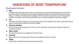 Comprehensive Overview of Body Temperature Regulation and Fever ...
