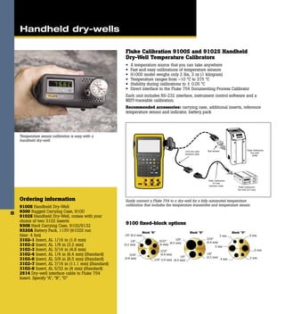 Industrial Temperature Calibration Selection Guide by Fluke Calibration ...